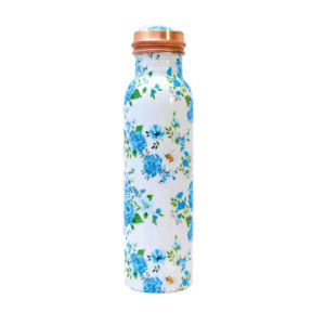 ขวดน้ำทองแดงทำด้วยมือสุดหรูทันสมัยขวดทองแดงพิมพ์ลายเคลือบหรูหราใหม่ทันสมัย - Product Image 5