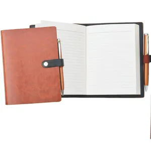 Wholesale Best Premium Notepad Office Best Quality PU Leather Notebook Best Quality Promotion Cheap Leather PU Custom