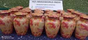 Recuerdo pequeño, urna de cremación, Brassworld, India - Product Image 5