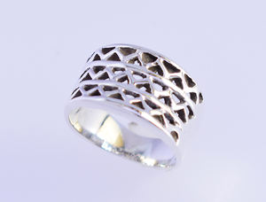 Pure 925 Sterling Silver Cage Designer <b>Rings</b> Wholesale Solid Band Filigree <b>Ring</b> Top Selling Good Quality <b>Plain</b> Fine Jewelry - Product Image 5