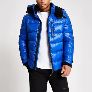 높은 품질 버블 겨울 일반 사용자 정의 색상 바람 차단기 따뜻한 호흡기 재킷 남성 오리 코트 100% 폴리 에스터