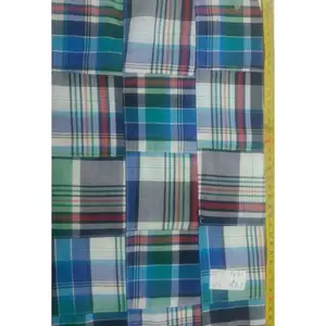 cotton Madras plaid printed plaid New Latest Design Hot Selling Products shirts boxers for dress garment shirt coat