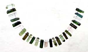 คริสตัลพลอยพลอยทัวร์มาลีนธรรมชาติทรงดินสอหยาบธรรมชาติหรูหราคอลเลกชันสไตล์ขายส่งอินเดียสำหรับอัญมณีหลวม - Product Image 2