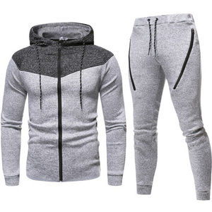Chất lượng cao tùy chỉnh trùm đầu rắn Heavyweight in đầy đủ unisex Tracksuit với logo tùy chỉnh & treo tag - Product Image 1