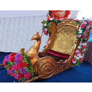 Fusion Bride-Palki de pavo real para la entrada de la novia, Majestic, entrada de novia, Doli de pavo real para boda - Product Image 1