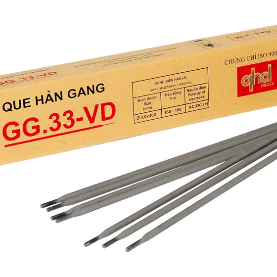 Uitstekende Viet Duc GG.33-VD Lassen Elektrode Gecoat Met Drugs Rubriek Graphite