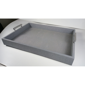 Plateau à thé en laiton tamisé, couleur en charbon de bois Antique 0.62x0.49x0.09 bords de couteaux - Product Image 4