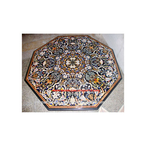 Marbre artistique Pietra Dura Table de Travail Supérieure - Product Image 1