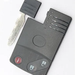 Porte-clés de voiture personnalisé de remplacement 2 + 1 boutons pour Mazda CX-7 CX-9 carte à puce 2007 2008 2009