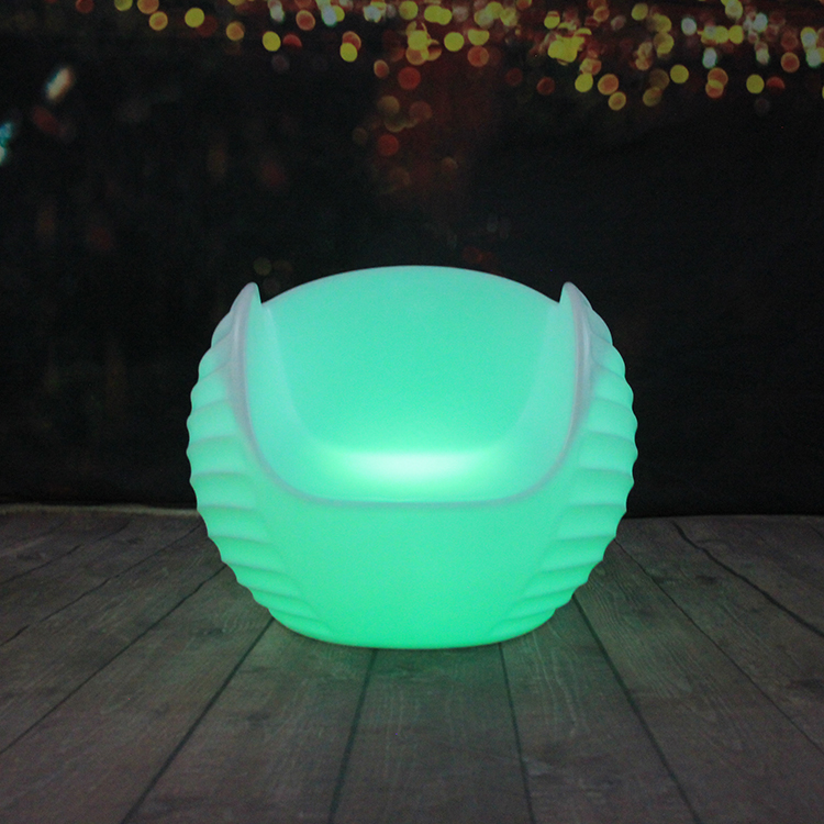 Демонстрационный домашний светодиодный светящийся стул со сменой света