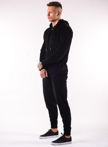 Conjunto Deportivo Personalizado al por Mayor con Logotipo, Traje Deportivo con Rayas para Correr, Traje Deportivo para Hombre, Corte Ajustado, Ropa Deportiva de Moda Urbana, Conjunto de Sudadera para Gimnasio - Product Image 2