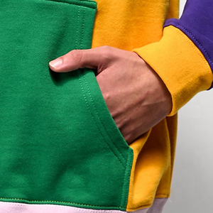 เสื้อฮู้ดแขนแร็กแลนของผู้ชาย,เสื้อมีฮู้ดเสื้อคลุมสีเขียวทหาร - Product Image 3