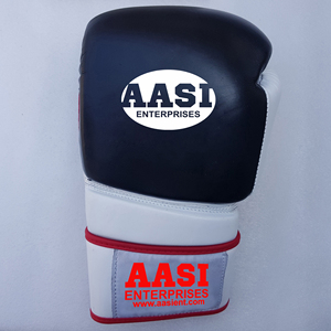 ถุงมือมวยหนังเจลต่อสู้กระเป๋าชก MMA มวยไทยแหวนเบาบาง - Product Image 5