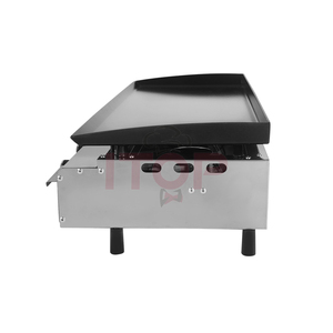 2500W Gaz <span class=keywords><strong>Plancha</strong></span> Made in China Plaque Chauffante Épaisseur Restaurant 4 Brûleur Comptoir Plaque Chauffante - Product Image 4