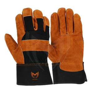 Gants de sécurité en cuir de vachette robustes, imperméables, antidérapants, anti-chocs, légers, confortables, pour un usage quotidien, gants de travail - Product Image 6