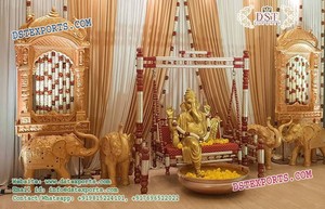 Wedding Stage Fiber Balconies Decor <b>Props</b> Latest Wedding Fiber Balcony for Decoration Modern Fiber Decoration <b>Props</b> - Product Image 6