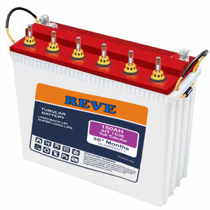 Reve thân thiện với môi chất lượng hàng đầu năng lượng mặt trời hỗ trợ chất lượng cao bảo trì thấp 150AH cuộc sống lâu dài chu kỳ sâu 12V pin số lượng lớn Nhà cung cấp - Product Image 4