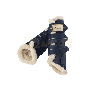 ZARYOUN IMPEX PK 20 pares de botas de equitación de piel sintética acolchadas de neopreno, botas de cuero para cepillar a caballo - Product Image 4