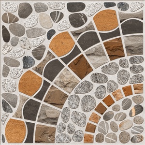 Chất Lượng Tốt 12Mm Kháng Khuẩn Hiện Đại <span class=keywords><strong>Pebble</strong></span> Thiết Kế Xe Bãi Đậu Xe 400X400Mm Nhà Để Xe Không-Trượt Ngoài Trời Lát Sứ Gạch Lát Sàn - Product Image 4