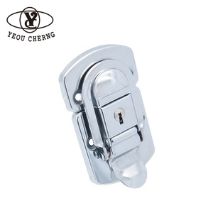 Boîtier d'armoire industriel OEM, serrures de grande taille HC220, quincaillerie de verrouillage à loquet en métal galvanisé en zinc pour la sécurité, étui à outils robuste - Product Image 1