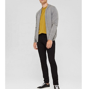 Drop hombro orgánico 100% algodón unisex peso pesado camiseta de gran tamaño transpirable amarillo venta al por mayor camiseta de Color personalizado - Product Image 4