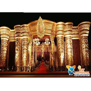 Escenario de boda fusionado estilo Bollywood indio para gran recepción, montaje de escenario para boda Bollywood, Australia - Product Image 1