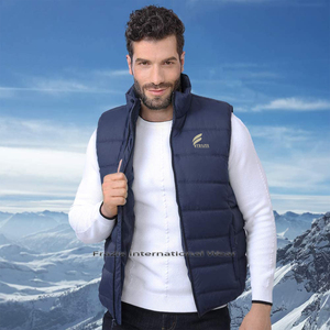 Chaleco Acolchado de Poliéster Extra Grande con Logotipo Personalizado para Hombre, Ropa de Invierno de Secado Rápido, Cómoda, Transpirable e Informal - Product Image 3