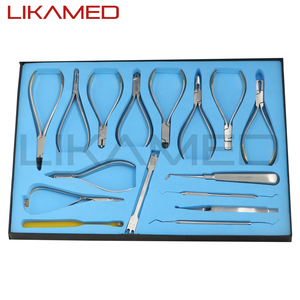 LIKAMED Kit de instrumentos de ortodoncia Juego de alicates de herramientas ortopédicas con 16 PCS Kit de alicates ortopédicos de alta calidad listo en Stock - Product Image 5