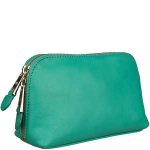 Excellent Quality Pure Leather Cosmetic Pouches <b>Bag</b> for <b>Ladies</b> with Custom Personalized logo - Product Image 2