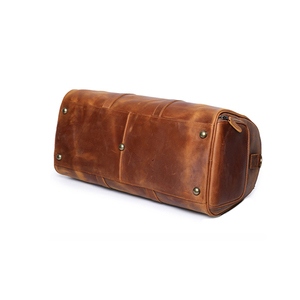 Sac de voyage en cuir véritable, logo et couleur personnalisés, service OEM/ODM, sac de sport de voyage - Product Image 5