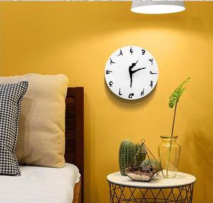 Mejor Vendedor 3D acrílico decorativo <span class=keywords><strong>de</strong></span> la pared <span class=keywords><strong>de</strong></span> <span class=keywords><strong>ballet</strong></span> reloj diy con adhesivo para la habitación - Product Image 6