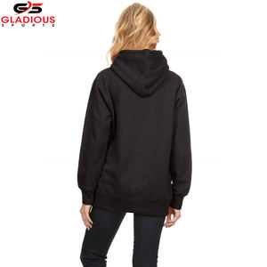 Vente en gros à bas prix de haute qualité pour femmes marque personnalisée OEM Logo Design 100% sweats à capuche en coton pour filles et femmes coupe régulière à capuche - Product Image 4