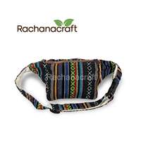 Sac à ceinture en coton pour femmes, vente en gros, à la mode, LOGO personnalisé, Style bohème, boucle pour dames,
