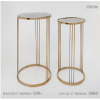 Table d'appoint de luxe Table d'angle ronde avec dessus en marbre Table basse ronde moderne pour salon La plus grande entreprise de fabrication