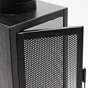 Modern Metal Candle Holder in <b>Black</b> <b>Lantern</b> - Product Image 4