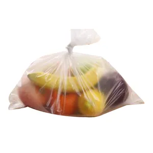 批发食品保鲜袋厨房包装PE杂货袋生产越南制造的水果蔬菜卷装袋