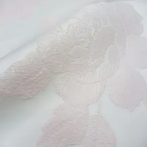 Lcqt008 fabricante novo design moderno flor jacquard tecido para roupas