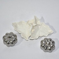 Salières et poivrières en céramique personnalisées, outils pour herbes et épices en or rose électrolytique pour décoration intérieure et ustensiles de cuisine