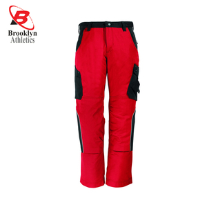 Pantalones DE TRABAJO resistentes para hombres con pantalones de trabajo de material de poliéster con múltiples bolsillos - Product Image 3