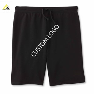 กางเกงขาสั้นผ้าฝ้ายวินเทจสำหรับออกกำลังกายผู้ชาย สไตล์ไฮสตรีท แห้งเร็ว ปักลายเรียบๆ ขายส่งประจำฤดูร้อนปี 2024 ความยาวระดับเข่า รับผลิตแบบ OEM - Product Image 4