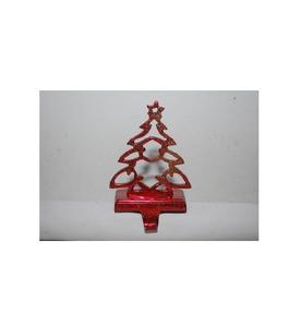 ที่แขวนถุงเท้าคริสต์มาสลายเกล็ดหิมะโลหะสีเงินแบบโมเดิร์น พร้อมเคลือบอีพ็อกซี่ - Product Image 5