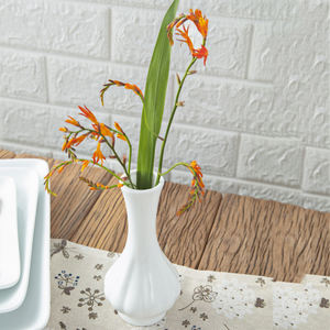 Florero en forma de ajo para mesa de cena, muebles de porcelana de cerámica para el hogar - Product Image 2