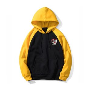 เสื้อสเวตเตอร์มีฮู้ดสำหรับผู้ชายเสื้อสเวตเตอร์ปักลายดิจิตอลสีพื้นสำหรับฤดูหนาว - Product Image 3