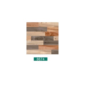 Carreaux de sol en porcelaine polie design en bois de couleur différente 40x40cm - Product Image 3