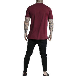 Venta al por mayor de alta calidad camisas en tejido suave con logotipo personalizado en precio barato vaqueros Fitness Unisex - Product Image 2