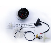 AGABO270-3BAR 52mm Waterproof Black LED Display Boost Gauge White Plastic Housing 12-Month Warranty for Diesel Trucks/Cars CE