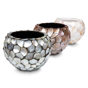 Macetas y Jarrones Decorativos de Lujo con Incrustaciones de Nácar, Decoración para el Hogar, Jarrón con Incrustaciones de Nácar - Product Image 5