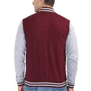 Chaqueta personalizada de alta calidad, chaqueta de béisbol con parches de chenilla, bordada - Product Image 3