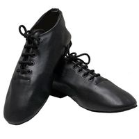 Zapatos de Claqué Elásticos de Cuero Genuino para Mujer, Diseño Personalizado con Logotipo OEM, para Baile de Jazz y Latino, Color Personalizado, Venta al Por Mayor