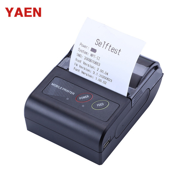 58mm Mini Handheld POS Thermal Receipt Printer MPT-II No MOQ Factory Price